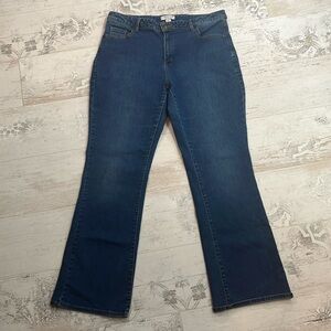 Coldwater Creek Medium Wash Natural Fit Jeans Straight Leg Size 14